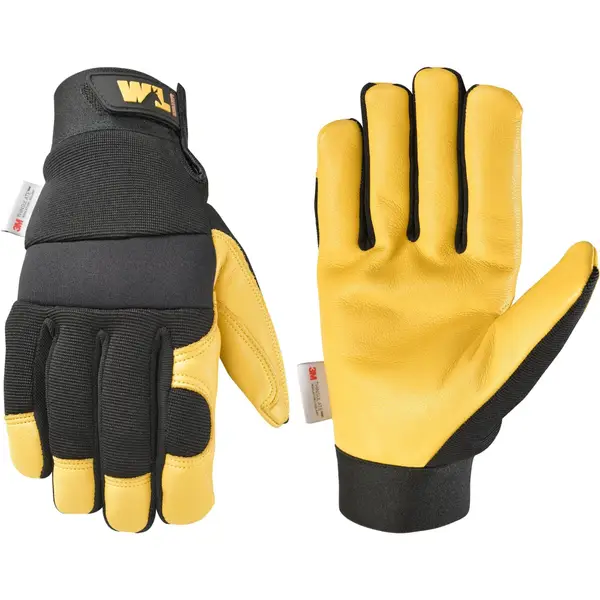 Wells Lamont Men's Grain Cowhide Leather Hybrid Thinsulate Winter