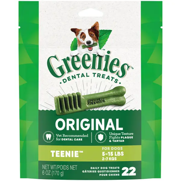 PEDIGREE DENTASTIX Original Flavor Dental Bone Treats for Toy/Small Dogs, 6  oz. Pouch (24 Treats)