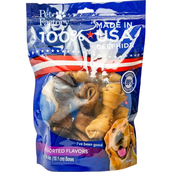 Pet Factory 45" USA Bones Assorted Flavors 8Pack PFY78113 Blain's Farm & Fleet
