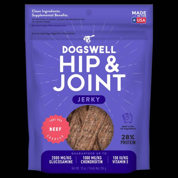 Dogswell 10 oz Hip & Joint Beef Jerky - CLS29250 | Blain's Farm & Fleet