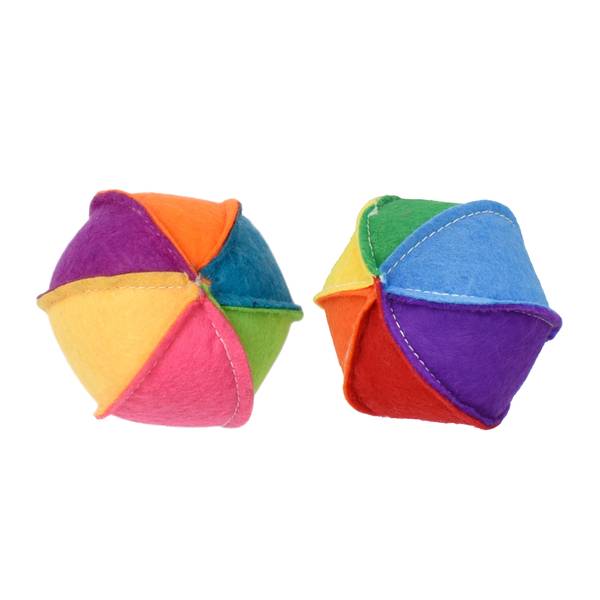 Photo of Felt Beach Ball Cat Toy