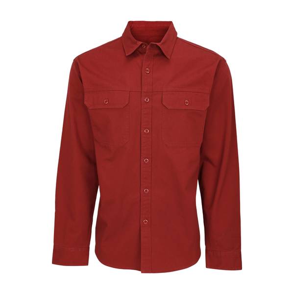 Work N' Sport Men's Long Sleeve Canvas Shirt - GPS-BMCS2010RU-M | Blain ...