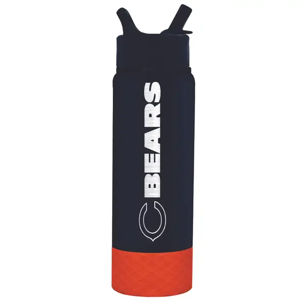 Chicago Bears 20oz Colorblock Stainless Steel Straw Tumbler