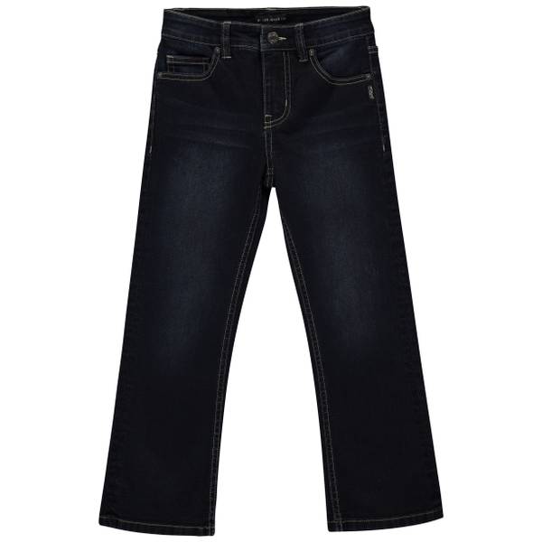 Wrangler Authentic Boys Black Carpenter Jeans Size 8 Regular Adjustable  Waist