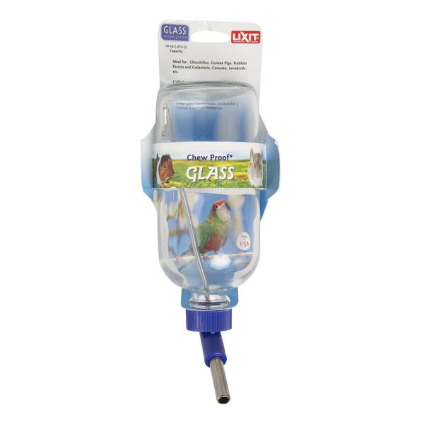 Kaytee Chew-Proof Glass Water Bottle For Small Animals - Feeders Pet Supply