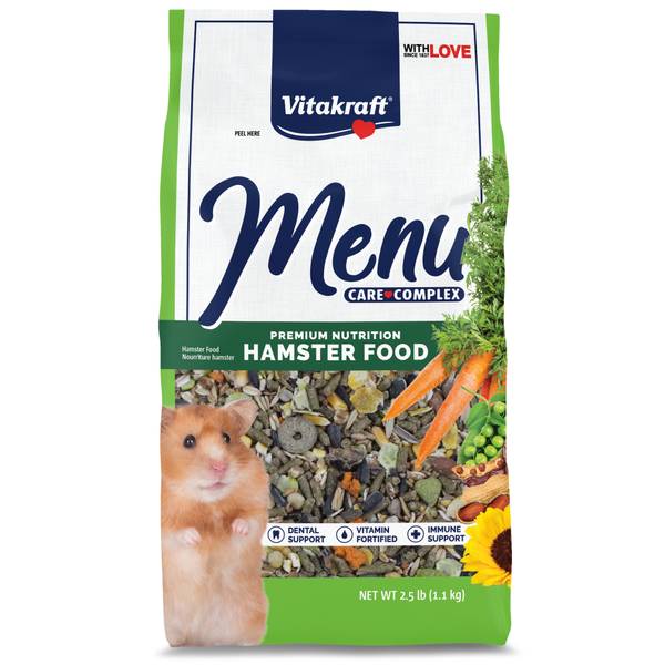 Vitakraft Menu Vitamin Fortified Hamster Food - 2.5 lb