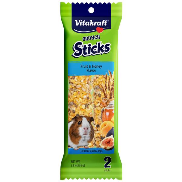 Vitakraft Pet Products 3.5 oz Crunch Sticks Fruit Honey Flavor