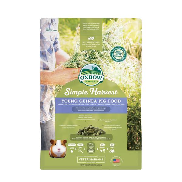 Oxbow 4 lb Simple Harvest Young Guinea Pig Food OXB96044 Blain's