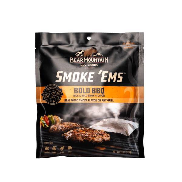 Bear Mountain Bold BBQ Smoke 'Ems Grill Pellet Smoke Packet FP01