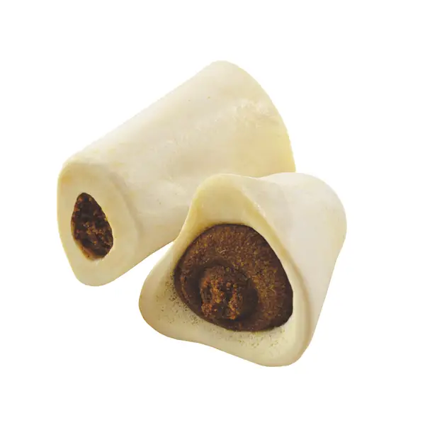 Rollover Chicken Stuffed Beef Bones - 2 Pack Natural Dog Chews For Dental Health