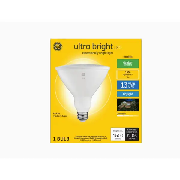 GE Ultra Bright LED 150 Watt EQ LED Par38 Daylight Dimmable Flood