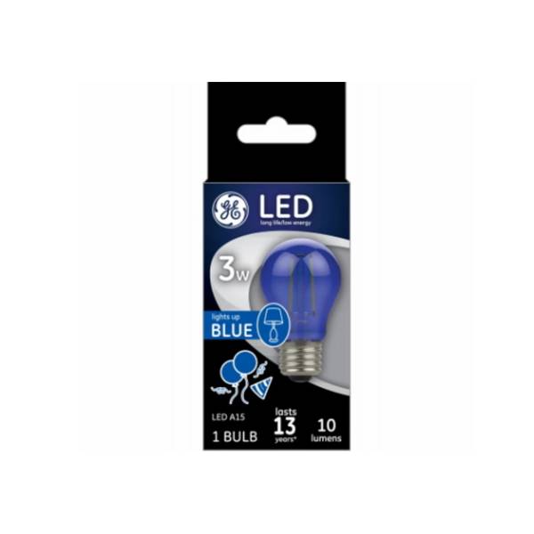 Photo of LED A15 Blue Party Light Bulb