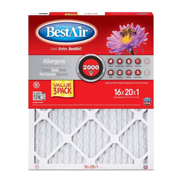 Photo of MERV 11 16x20x1 Value 3-Pack