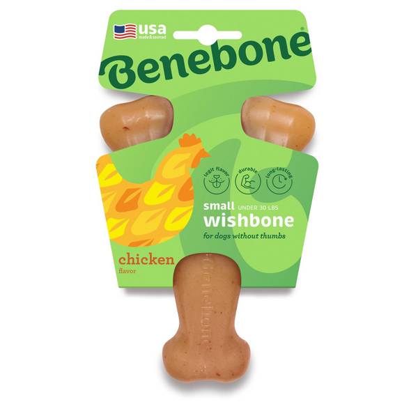 Benebone Small Chicken Flavor Wishbone Chew 840244 Blain's Farm & Fleet
