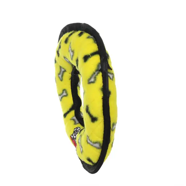 Tuffy No Stuff Ultimate Ring Dog Toy Yellow