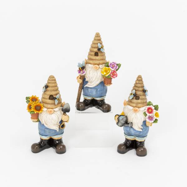 Gerson Beehive Gnome Figurine Assortment - 2624770 | Blain's Farm & Fleet