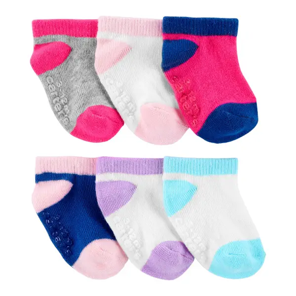 Camano Girls Ankle Socks Pack of 6