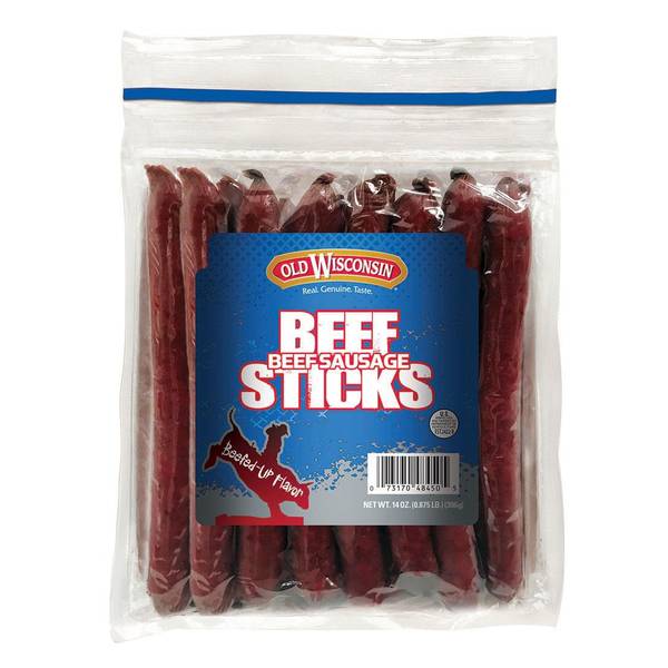 Old Wisconsin 14 oz Twisted Link Beef Sticks 48450 Blain's Farm & Fleet