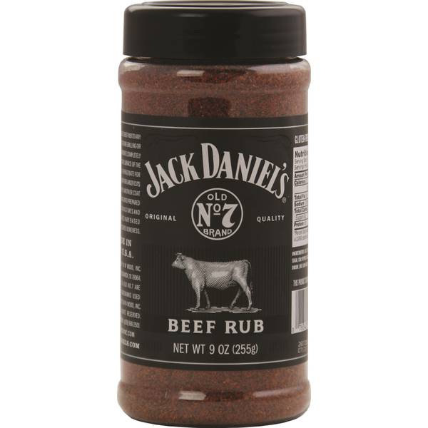 Jack Daniels 9 oz Barbecue Beef Rub 01761 Blain's Farm & Fleet