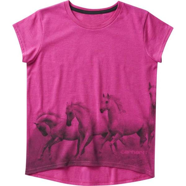 Short Sleeve Running Horse T-Shirt 