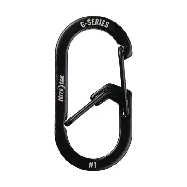 Nite Ize G-Series SlideLock Dual Chamber Stainless Steel Carabiner #3  (2-Pack)