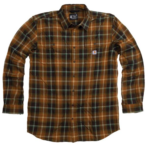 prieel geduldig jungle Carhartt Men's Loose Fit Heavyweight Flannel Long Sleeve Shirt -  105439213-M | Blain's Farm & Fleet