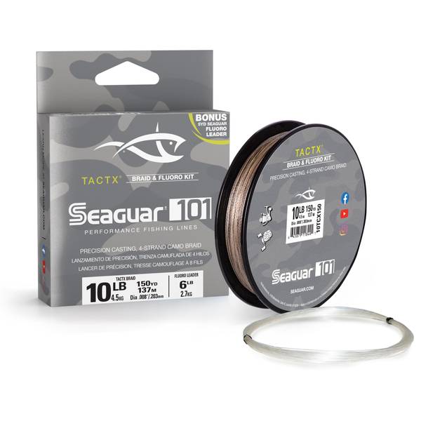Seaguar 10 lb 150 yd TactX Braid Line - TCX150-10