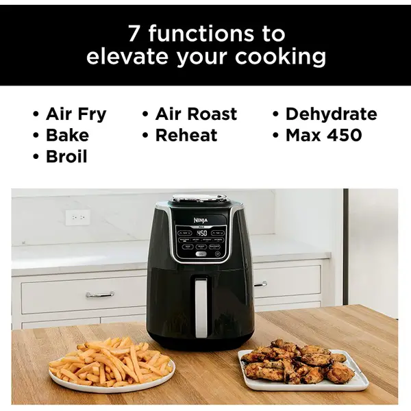 Ninja AF161 Max XL Air Fryer that Cooks Crisps Roasts Bakes Reheats &  Dehydrates 622356559133