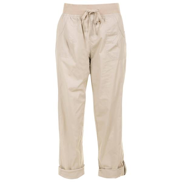 CG | CG Women's Roll Leg Knit Waist Pant, Sandstone, M - CG2161 ...