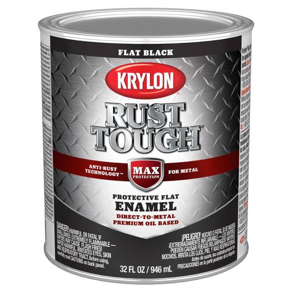 krylon flat black
