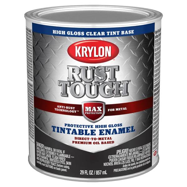 Krylon 1 Quart Rust Tough Rust Preventative Brush On Tintable Enamel