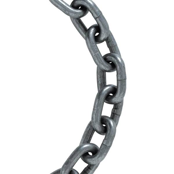 Photo of 5/16" x 92' Grade 43 High Test Self Colored Chain Pail