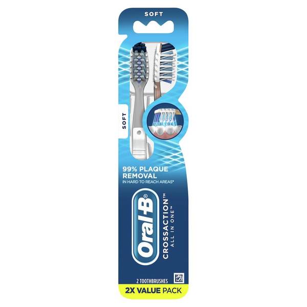 Photo of 2-Count CrossAction All In One Manual Toothbrush