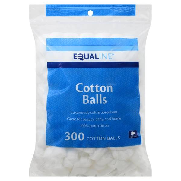Equaline Cotton Balls 300-Count - 8901050