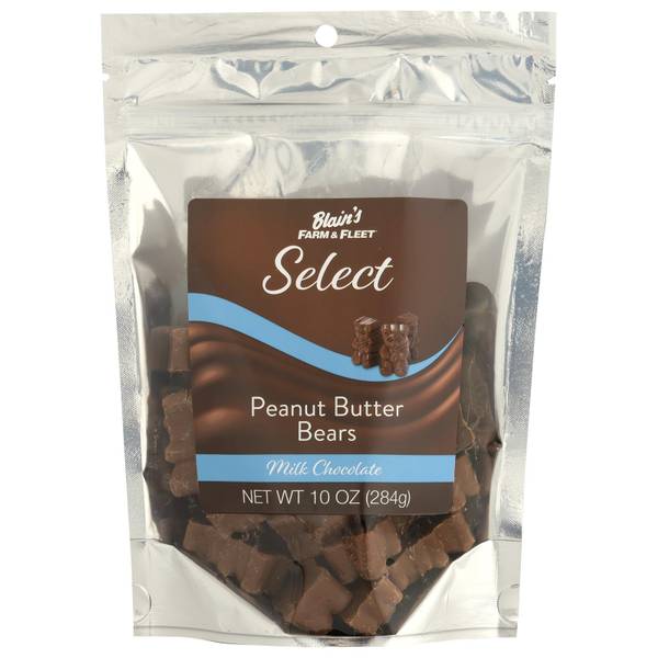 Blain's Farm & Fleet 10 oz Milk Chocolate Peanut Butter Bears - Chocolate Candy
