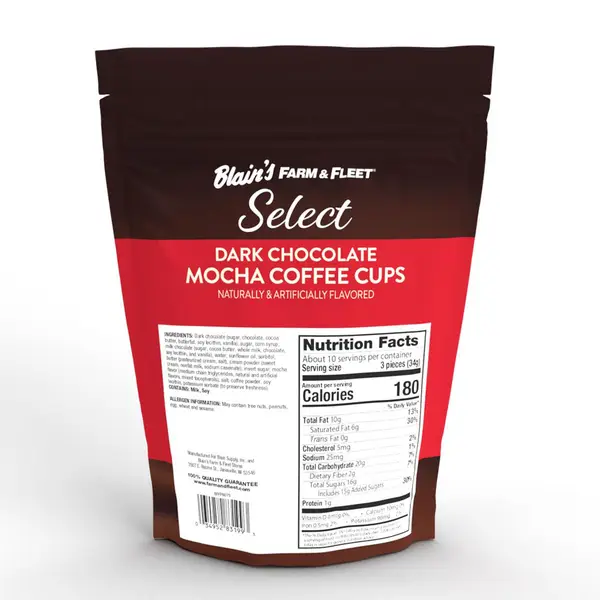 Blain's Farm & Fleet 12 oz Dark Chocolate Mocha Cups - 88520-03901