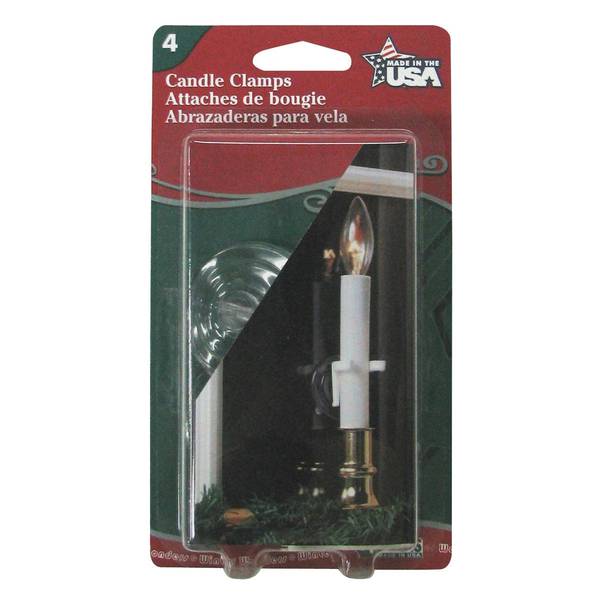 . 4Window Candle Clamp 1550-99-1040 Pack Of 12