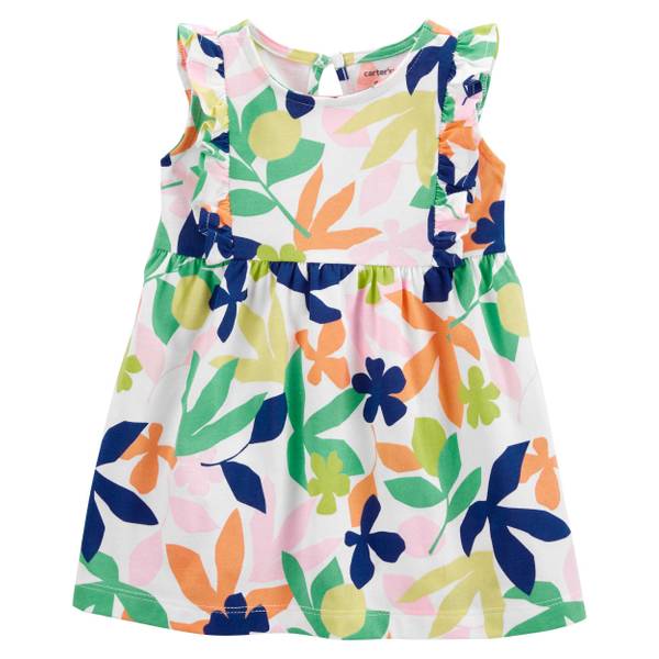 floral jersey dress carters