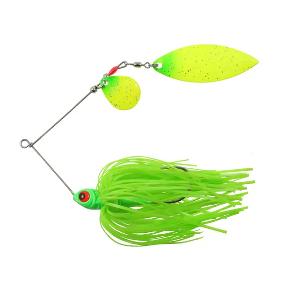 Northland Fishing Tackle 1/4 oz REED-RUNNERClassic Tandem Spinnerbait  Parakeet - RRTW5C-14