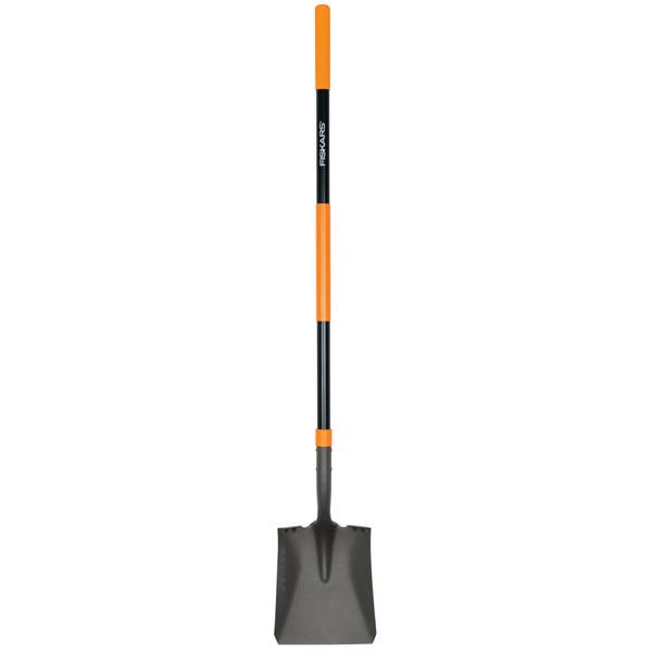 Shovel - square - fiberglass handle Black + Decker
