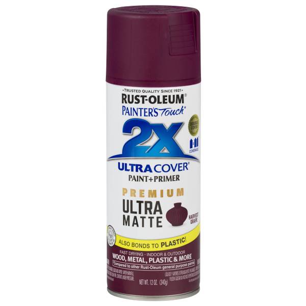 RustOleum 12 oz Painter's Touch Harvest Grape 2X Ultra Cover Matte