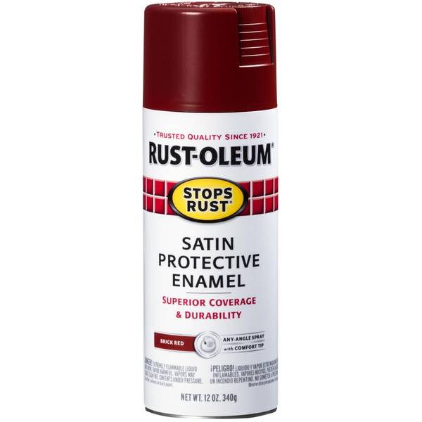 Rust Oleum 12 Oz Stops Brick Red Satin Enamel Spray Paint 371671 Blain S Farm Fleet - Red Brick Color Spray Paint Rust Oleum 12 Oz Stops Brick Red Satin Enamel Spray Paint 371671 Blain S Farm Fleet - Red Brick Color Spray Paint