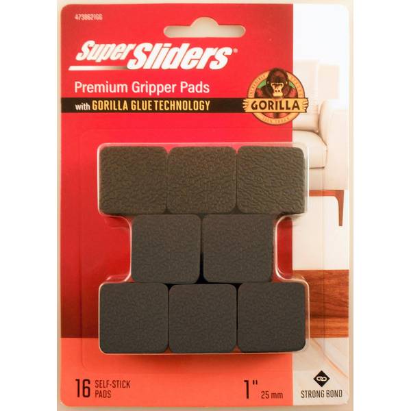 Super Sliders 1 Round Self Stick Felt Furniture Pads for Hardwood