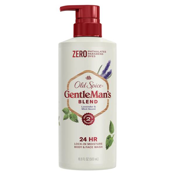 Old Spice Men's Body Wash GentleMan's Blend Lavender & Mint 16.9 oz ...