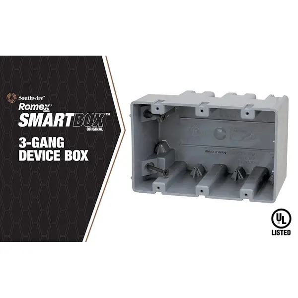 Southwire Heavy Duty 42lb Three Gang Device Box - MSB3G | Blain's