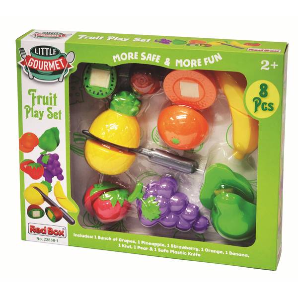 in Home 8 Piece Fruit Playset Plastic