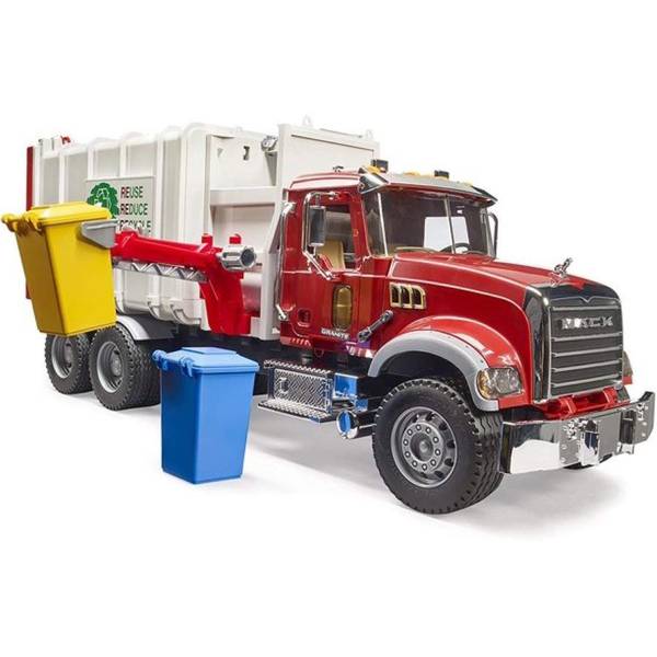 Mini Trash Can Vehicle Toy Set - Kids Recycling Truck Pretend Play With ABS Plastic Trucks