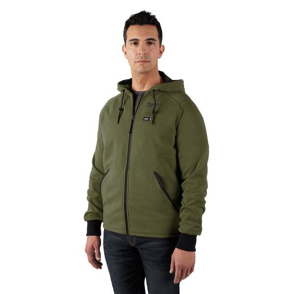 Milwaukee M12 Heated Hoodie, Green, XL - 306GN-20XL | Blain's Farm & Fleet