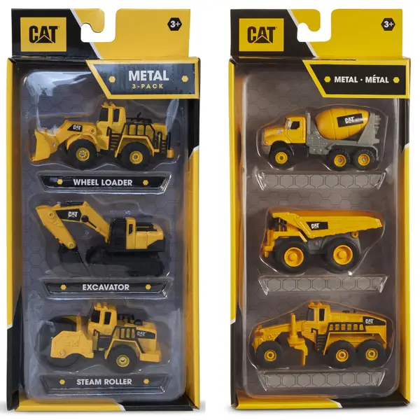 CAT 重機セット CAT 3-Pack Metal Assortment - 82253 | Blain's Farm & Fleet