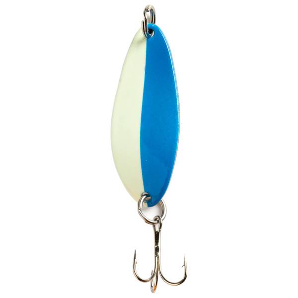 Acme Tackle Little Cleo Fishing Lure Spoon, Nickel Neon Green, 3/4 oz.